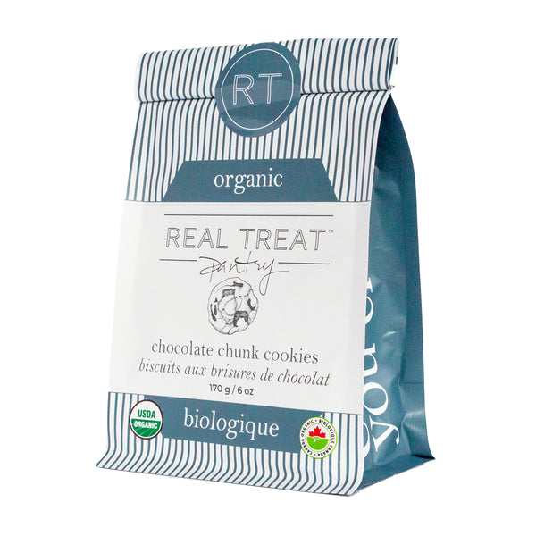 A package of Real Treat Pantry Chocolate Chunk Cookies