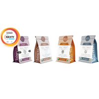 All four flavours of the Real Treat Pantry line of organic cookies is shown