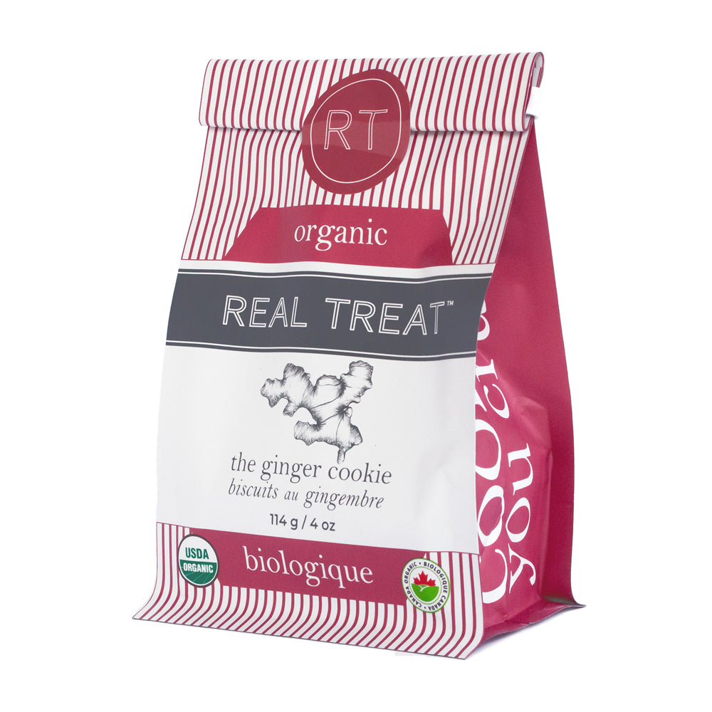 Limited Edition Real Treat Holiday Ginger Cookies in Pantry style packaging